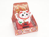 Grohandel - Lucky Cat Solar Light Wei mit 2 beweglichen Armen