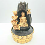 Meditation LED-Beleuchtung Buddha im Lotus-Brunnen klein (2292)