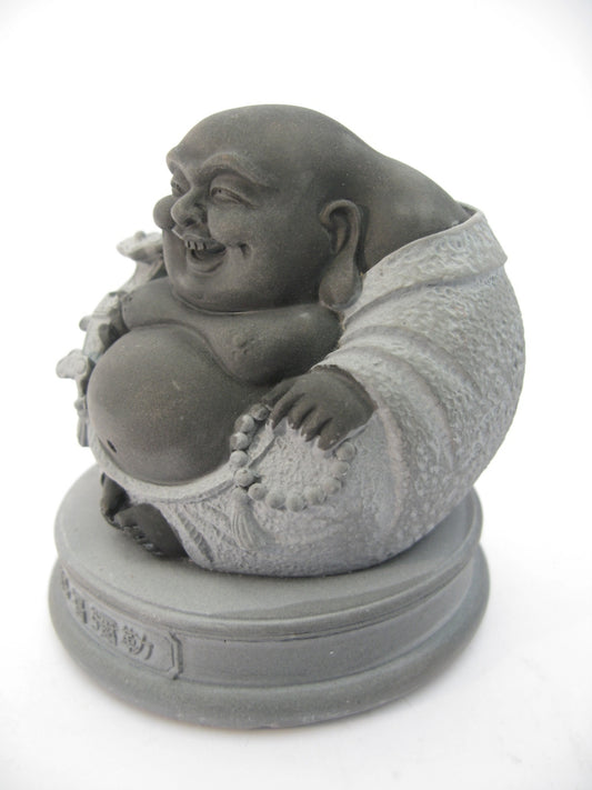 Hematit Lachender-Buddha-Statue