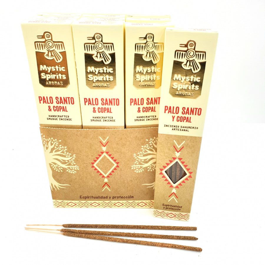 Mystic Spirits Palo Santo &amp; Kopal – Handgefertigte Räucherstäbchen