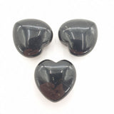Edelstein-Herz mit Geschenktüte – Obsidian (3 Stück)