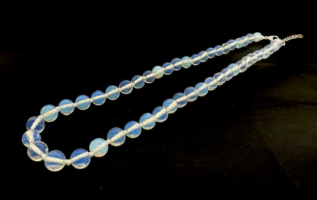 Großhandel – 8 mm Opal-Perlenkette (ohne Box)