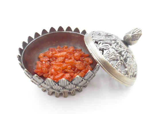 Roter Antiker Tibetisch Lotus-Räucherbrenner (Groß)