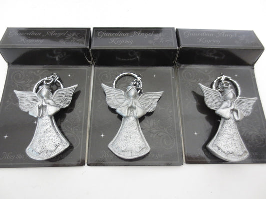Weie Guardian Angel Display Gift Set Schlsselanhnger