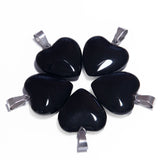 Herz Anhnger Grohandel - Onyx (5st)