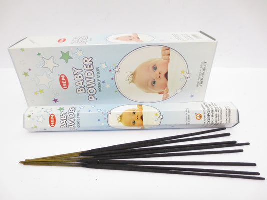 HEM Hexa Räucherstäbchen - Baby Powder