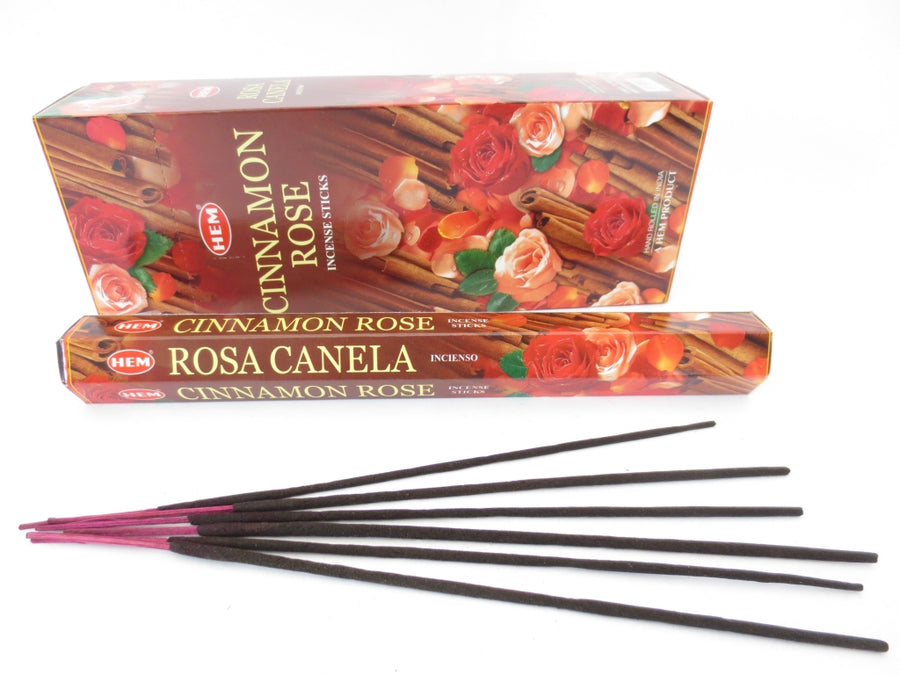 HEM Cinnamon Rose Hexa Räucherstäbchen