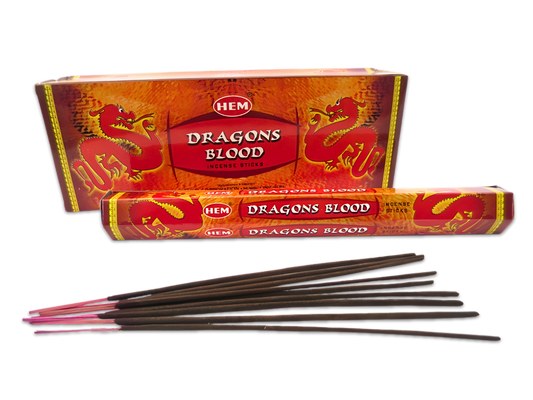 HEM Dragon Blood Hexa Räucherstäbchen