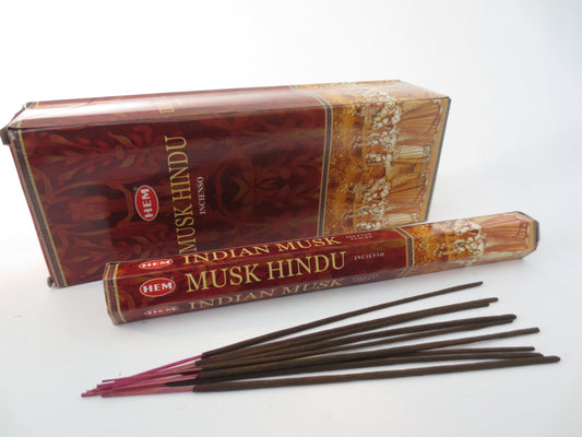 HEM Hexa Räucherstäbchen - Indian Musk