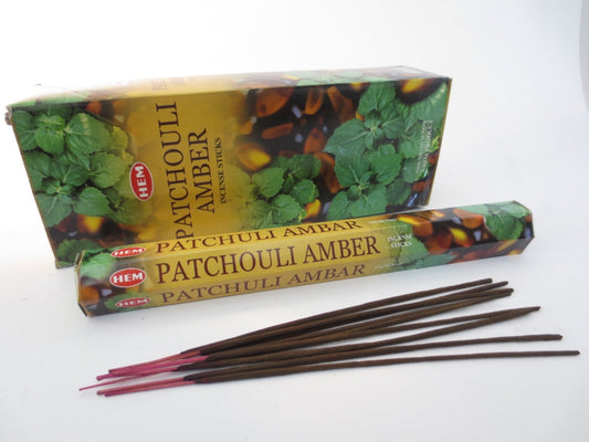 HEM Hexa Räucherstäbchen - Patchouli Amber
