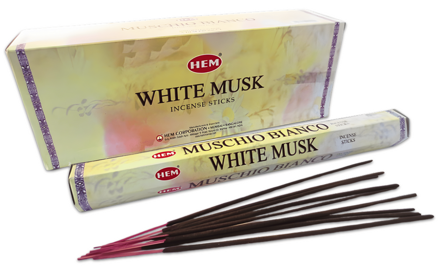HEM White Musk Hexa Räucherstäbchen