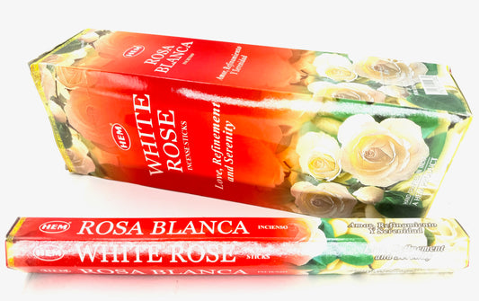 HEM Hexa Räucherstäbchen - White Rose