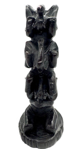 Hören, Sehen, Nichts Böses sagen Elefanten - Schwarz