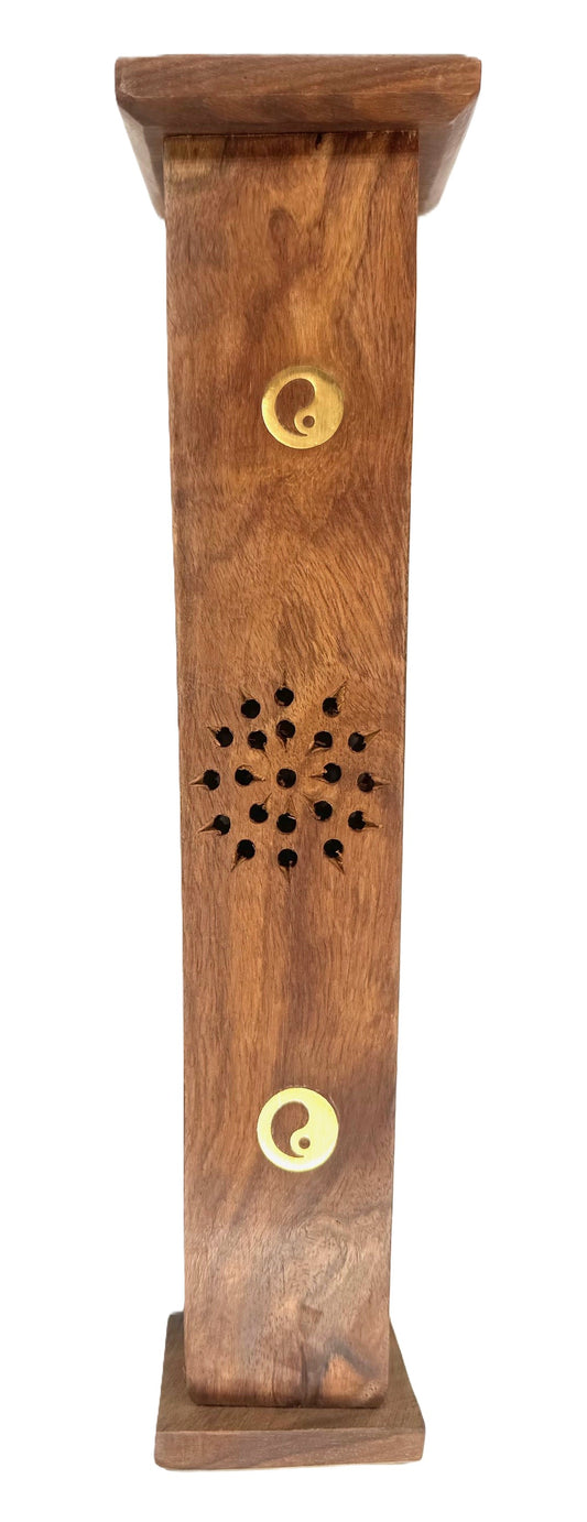 Räucherturm aus Holz Luxus - Yin Yang (2 Stück)
