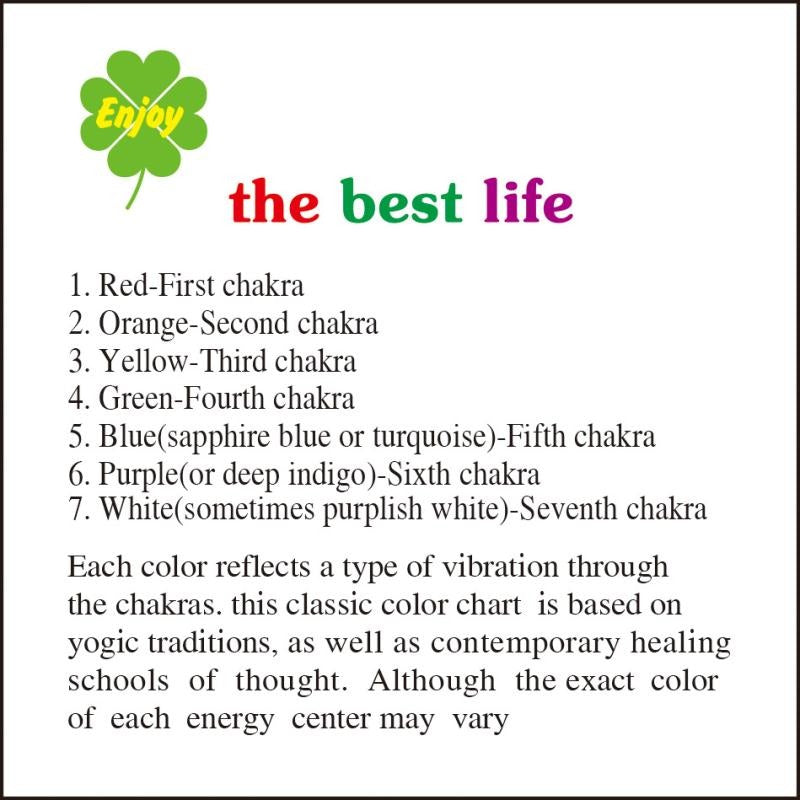 Halskette mit Anhänger in Form eines 7-Chakra-Fläschchens – Großhandel