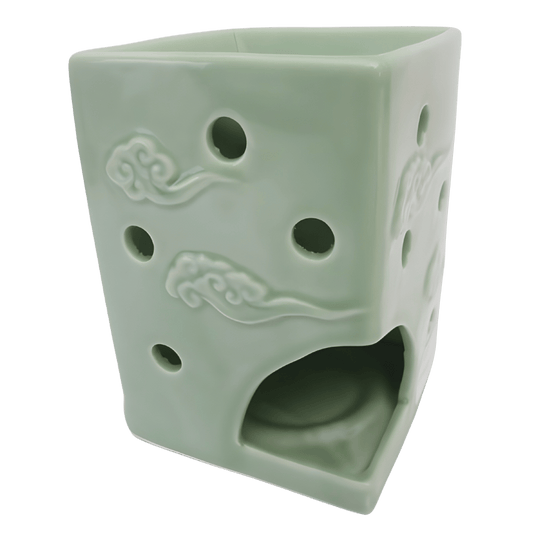 Jade Guanyin Kopf Duftölbrenner Luxus
