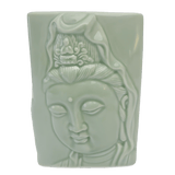 Jade Guanyin Kopf Duftölbrenner Luxus