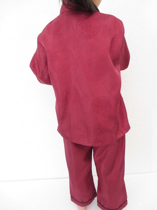 Kinder kung fu anzug rot grosse 2