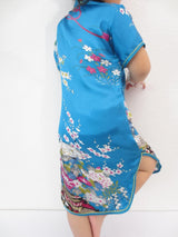 Kinder kleiden blume turkis