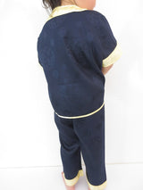 Kinderanzug mit drache d.blau