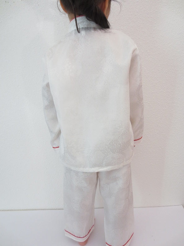 Kinder kung fu anzug weiss grosse 2