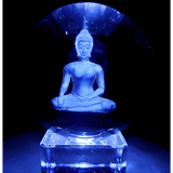 Kristalllaserkugel Thai Buddha 6 cm
