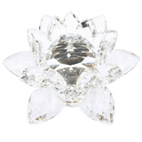 Kristal Lotusblüten-Ornament auf Standaard (groß)