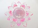 Kristall-Lotus Lila 14 cm (groß)