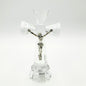 Kristallenes Kreuz und Jezus 14cm