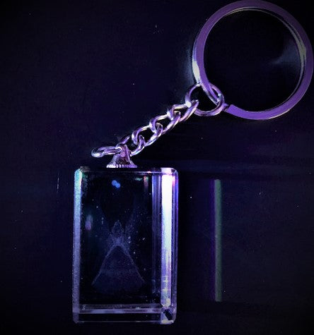 Kristallen sleutelhanger Groot Engel  (12 stuks)