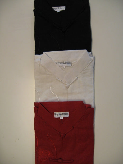 Kung Fu Hemd Drache - Rot - XL