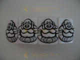 Armband mit lachenden Buddhas in wei II