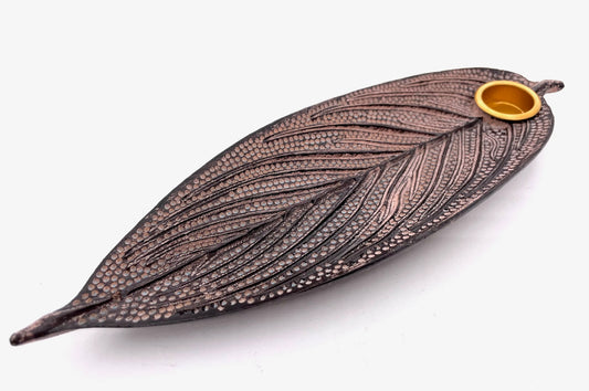 Räucherstäbchenhalter Leaf of Life – Rot