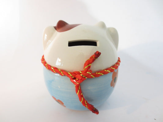 Großhandel - Glücksbringende Katzen-Spardose im 2er-Set – Rosa &amp; Gelb