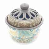 Grohandel - Luxus-Harzbrenner - Gold / Grn mit Lotus