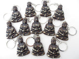 Buddha Kopf keychain weiss