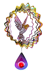 Mittlerer Cosmo Windspinner Hummingbird - Regenbogentropfen