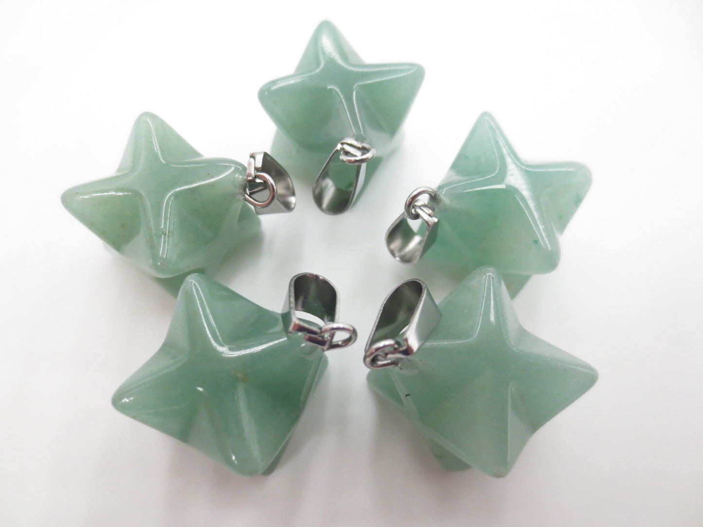 Edelsteen Meteoor Hanger - Aventurijn (5 Stück)