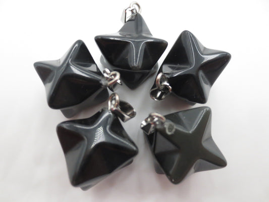 Edelstein Meteor Anhänger - Onyx (5 Stück)