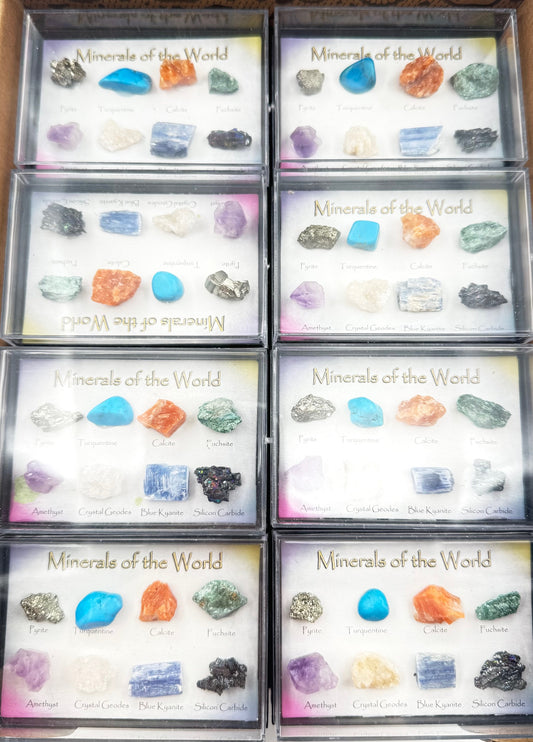 Echte Mineralien Sammlung Set (48 Stück)