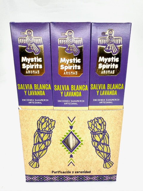 Mystic Spirits Weißer Salbei &amp; Drachenblut – Handgefertigte Räucherstäbchen