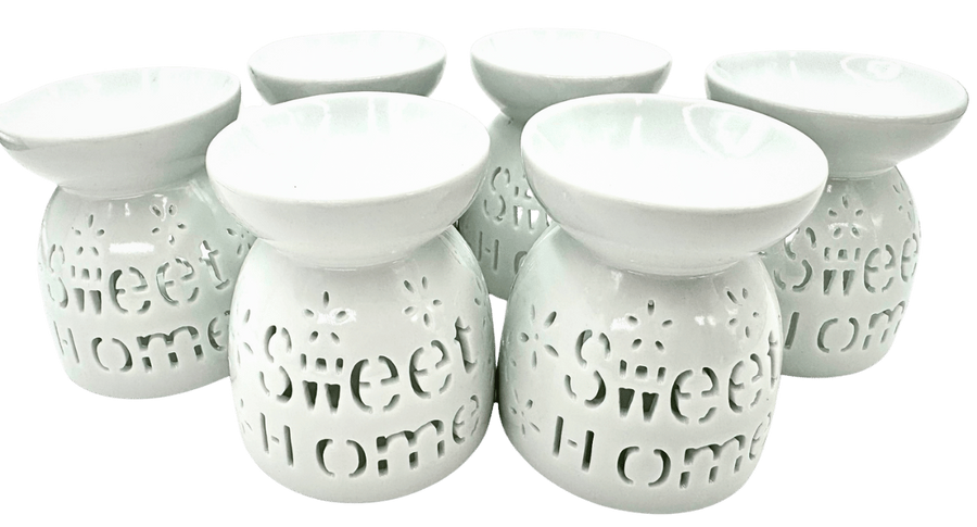 Ölbrenner-Set Sweet Home Weiß (6 Stück)
