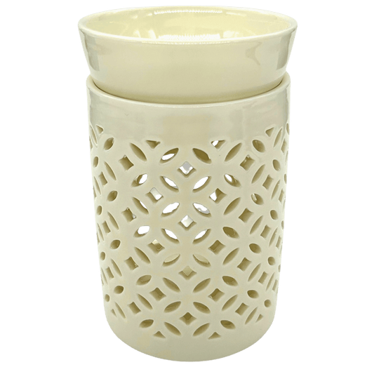 Ölbrenner weiß mit Schüssel