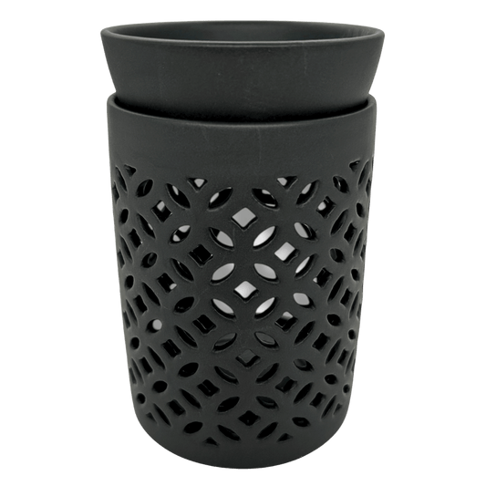 Ölbrenner Schwarz mit Schüssel