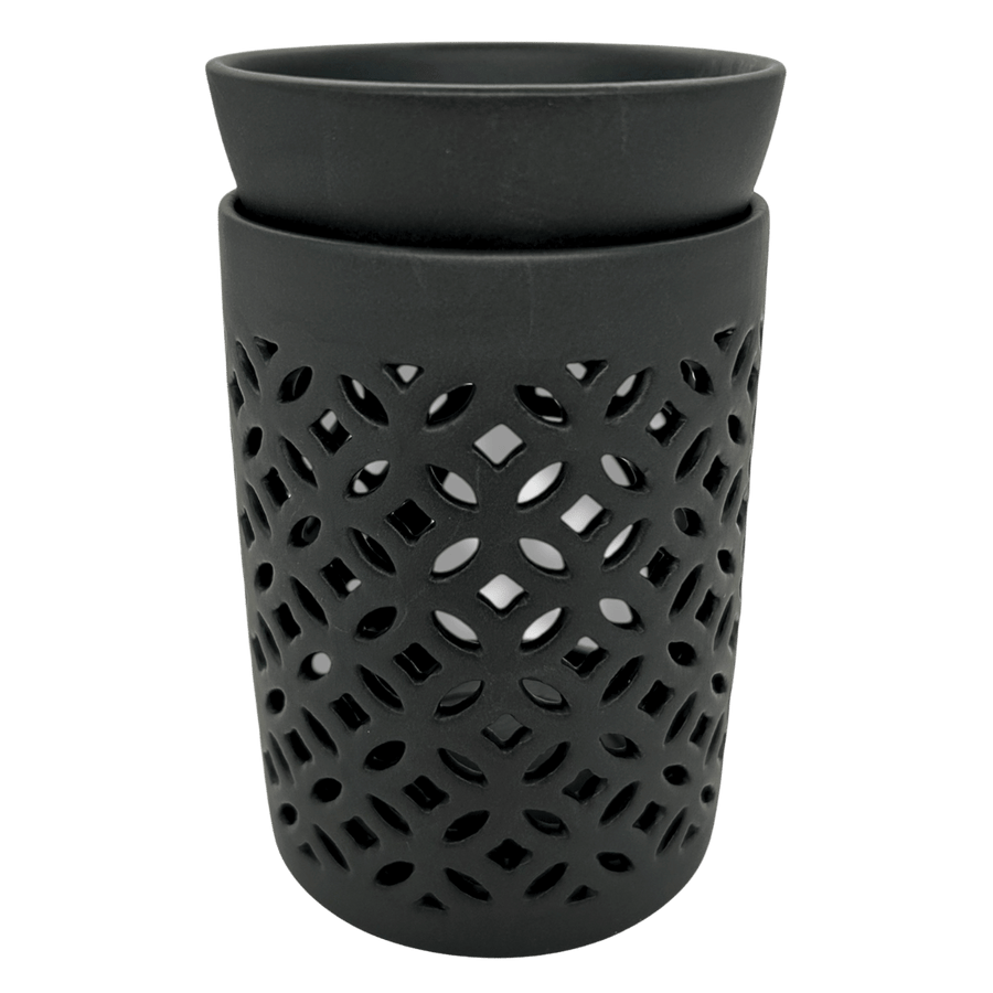 Ölbrenner Schwarz mit Schüssel