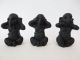 Elefant Hren, Sehen, Schweigen schwarz