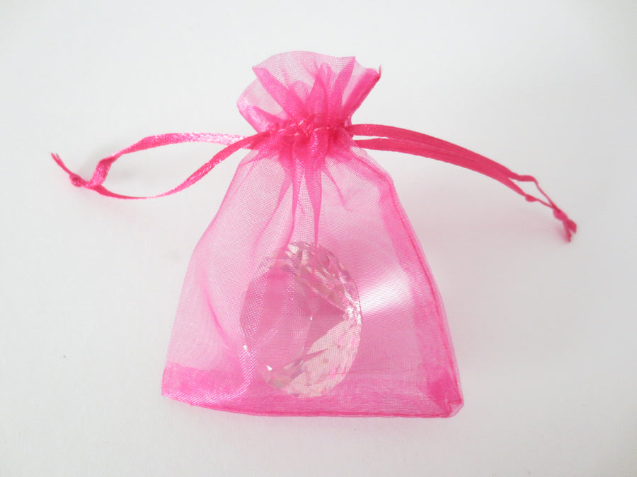Organzabeutel 10 x 15 cm - Fuchsia (100st)
