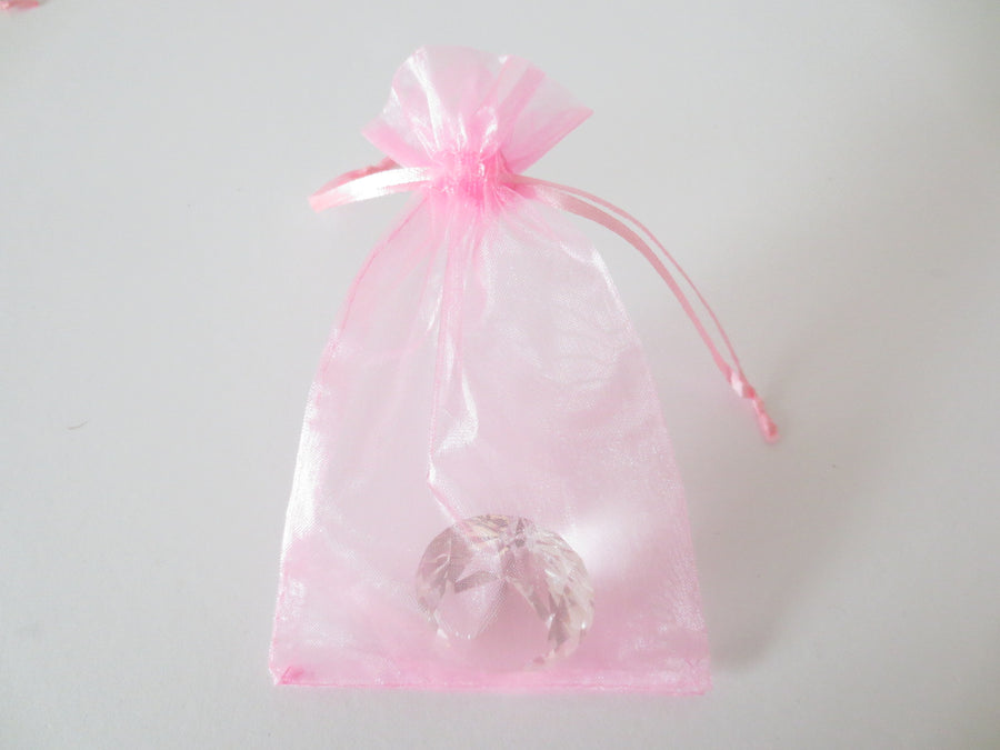 Organzabeutel 10 x 15 cm - Rosa (100st)