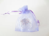 Organzabeutel 7,5 x 10 cm - Lila (100 Stück)
