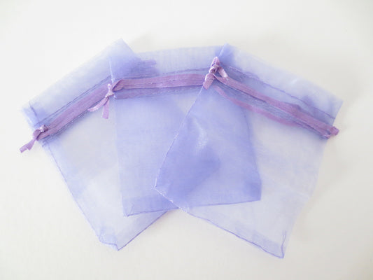 Organzabeutel 7,5 x 10 cm - Lila (100 Stück)